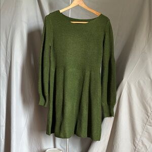 SHEIN Green Knit Dress